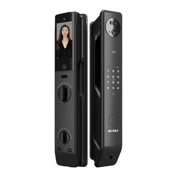 3d face smart door lock, palm vein three-camera monitoring