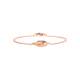 Dw bracelet ELAN series flexible light luxury small double ring