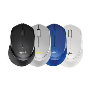 罗技M330无线鼠标无声男女生办公家用滑鼠电脑笔记本滑鼠轻音电池