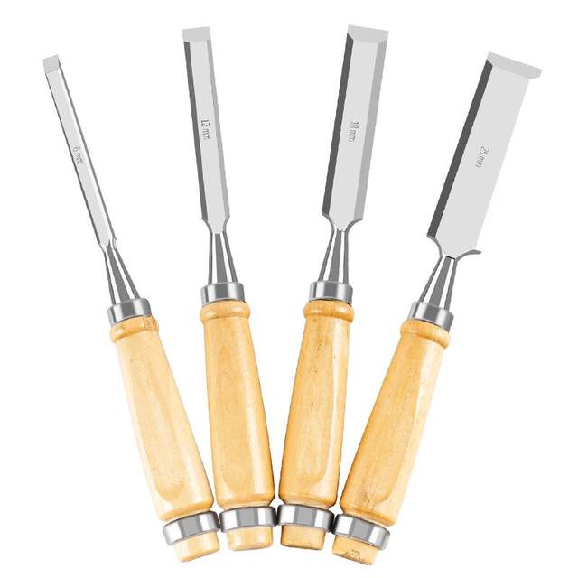 Chromium vanadium steel solid wood tool chisel