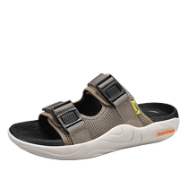 Mulinsens summer mens slippers for outdoor wear Internet celebritys shit-slip slippers indoor and outdoor beach non-slip casual sandals