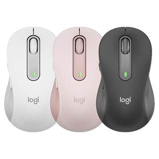 罗技M650无线蓝牙双模鼠标轻音女生办公套装粉色苹果笔记本ipad