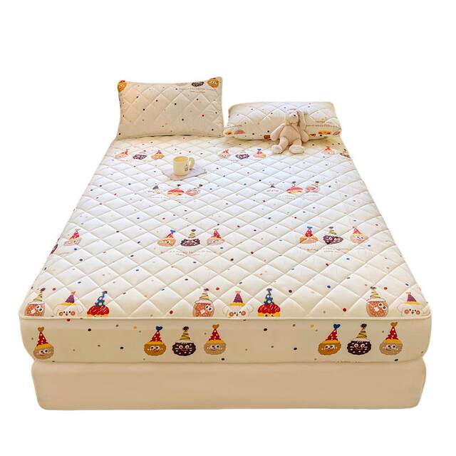 2025 new printed cotton wool bed cover