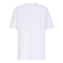 Double yarn cotton 240g heavyweight T-shirt custom printed logo work clothes commuting custom made pure cotton loose work clothes diy