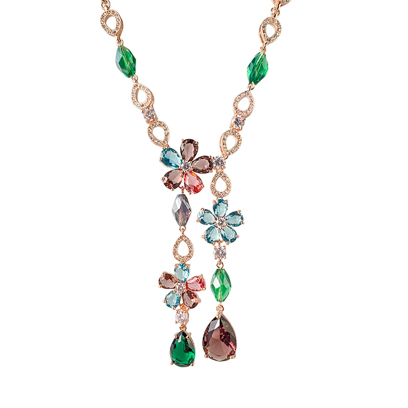 Italina Alloy Crystal Flower Girl Set