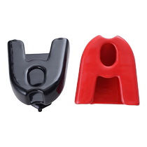 Stainless steel rubber-coated motorcycle disc brake lock fixed lock frame bracket universal carrying frame bicycle alarm lock