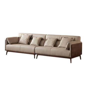 Youyue solid wood sofa living room 2025 new model