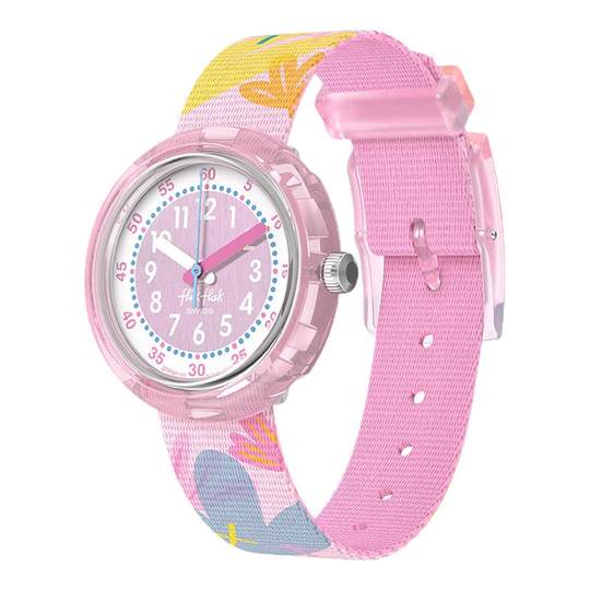 Feifei bedruckte Schweizer Quarz-Kinderuhr mit Armband