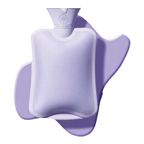 Hot water bottle filled with water to warm hands baby hand warmer bag quilt for belly application hot water bag for women removable and washable plush explosion-proof 1074