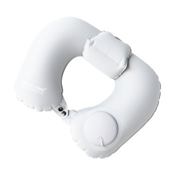 ໝອນຮູບ U-shaped press inflatable portable travel car pillow pillow travel long-term aircraft flight neck pillow