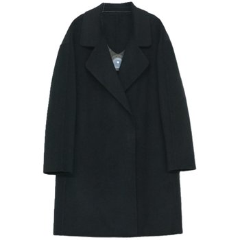 Dongyuxi Ready to Wear House Winter Black Versatile Classic Pure Cashmere Jacket Half-Length