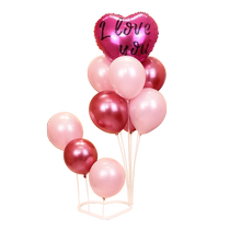 Wedding Balloon Table Floating Balloon Column Wedding Room Layout Road Guide Bracket Wedding Scene Decoration Wedding Supplies Collection