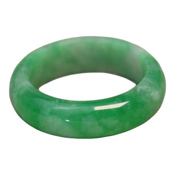 Ice green burmese natural grade a jade ring 1
