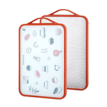 (Self-operated) amercook cutting board antibacterial and mildew-proof household stainless steel cutting board kitchen chopping board double-sided chopping board