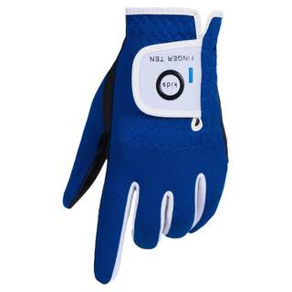 儿童高尔夫手套男女童布练习双手耐磨魔术贴golf透气运动骑行护指