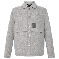 (Sheep Wool) Lilang Official Woolen Coat Mens Casual Short Lapel 2024 Winter Jacket Coat for Men