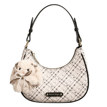 Niche single shoulder crescent moon underarm crescent bag