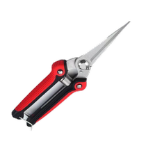 Stainless steel labor-saving pruning shears thinning fruit shears grape shears picking peppers pitayas vegetables multifunctional gardening scissors