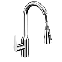 Kitchen faucet hot and cold two-in-one vegetable sink sink special vegetable basin anti-splash water rotatable all copper 1822