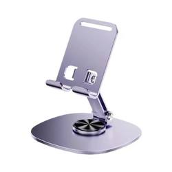 ໂລຫະປະສົມໃຫມ່ 360 ອົງສາ rotating lifting folding mobile holder desktop tablet iPad universal metal mobile phone stand