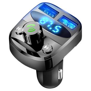 Car bluetooth receiver mp3 charging car lossless sound quality cigarette lighter with music u disk multi-function player