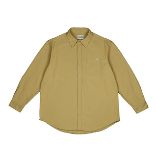 Cenles washed basic long-sleeved shirt