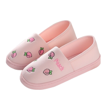 Confinement shoes spring and autumn breathable postpartum summer bags with soft soles thick soles non-slip indoor womens maternity slippers thin