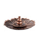 Thread incense coil incense base lotus incense incense seat imitation antique copper incense holder incense tray incense burner home indoor aromatherapy furnace