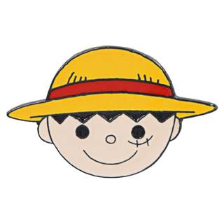 HALDER One Piece Nautical Straw Hat Luffy Badge Support Group Men and Women Anime Schoolbag Decorative Pin Brooch