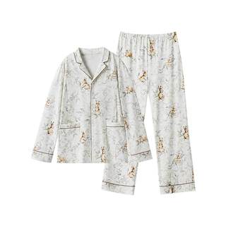 Manxi vêtements de confinement pyjama de maternité grossesse pur coton post-partum maternel décembre automne et hiver ensemble de vêtements pour la maison