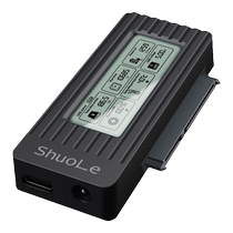 Shuole digital display sata to usb3 0 easy drive cable with power supply hard drive adapter cable 2 5 3 5 inches