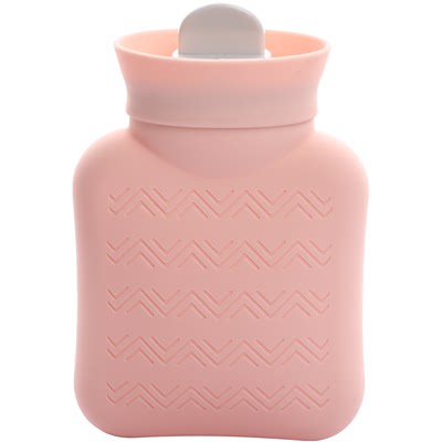 Small silicone hot water bag hot compress to warm belly filling water warm water bag mini portable hand warmer portable soup woman