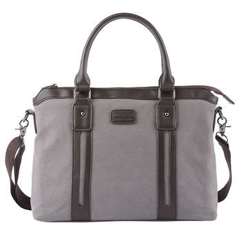 Versatile lightweight canvas business briefcase