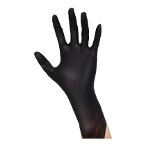 ARD Disposable Beauty Construction Gloves Nitrile Black Rubber Gloves Acid and Alkali Resistant Corrosion Resistant and Puncture Resistant