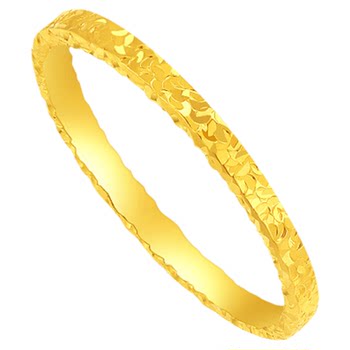 Chao acer royal fan exploding crushed ice pure gold ring 5g gold crushed gold fine edition priced birthday gift