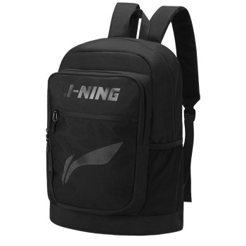 Li Ning Backpack ນັກຮຽນຖົງໂຮງຮຽນຜູ້ຊາຍຄວາມອາດສາມາດຂະຫນາດໃຫຍ່ກິລາກະເປົ໋າເດີນທາງຖົງຄອມພິວເຕີກາງແຈ້ງ 2024 ຜະລິດຕະພັນໃຫມ່