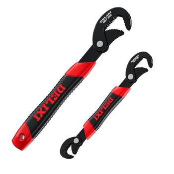 Delixi dual-purpose pipe pliers set movable wrench