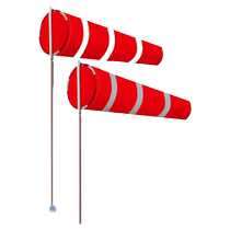 Thickened stainless steel rim windsock wind vane waterproof reflective red and white luminous reflective standard safety inspection factory