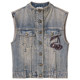 MissSixty logo denim vest