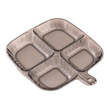 Hot five-piece side dish creative home kitchen dish preparation dish home hot pot onion ginger garlic storage tool