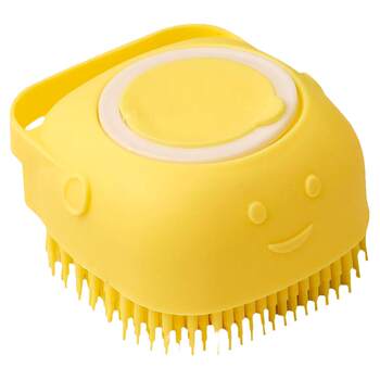 Pet dog bath brush, special cat bath artifact, silicone bath massage brush, comb, cleaning supplies