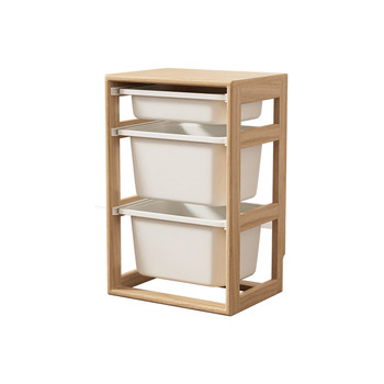 Bekekids children's montessori toy storage cabinet