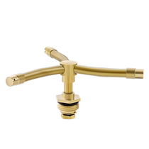 Copper three-nozzle four-nozzle sprinkler irrigation system cooling watering device lawn cooling dust reduction watering flower sprinkler irrigation cooling