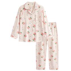 Confinement clothes summer ບາງໆ postpartum breastfeing maternity pajamas spring and autumn pure cotton maternity summer clothes 6 ພຶດສະພາ confinement ດູໃບໄມ້ລົ່ນແລະລະດູຫນາວ