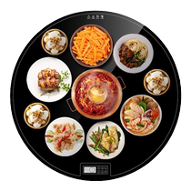 Long Iridescent 606 Meals Heat Insulation Board Hot Cutting Board Warm Cutting Board Home Multifunction Table Turntable Table Mat Heating Theorizer