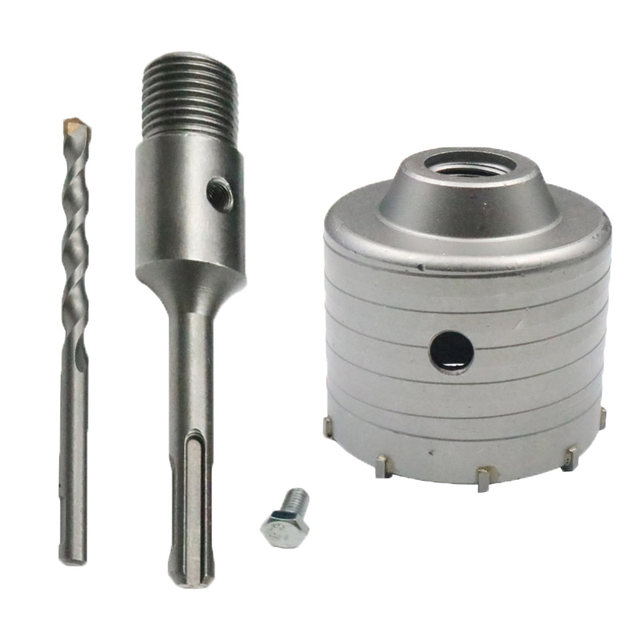 Wall hole opener drill bit concrete electric hammer through the wall