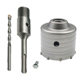 Wall hole opener drill bit concrete electric hammer through the wall