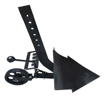Micro tillage manganese steel five-speed adjustable flipping furrow plow