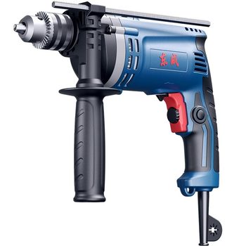 Dongcheng impact drill household electric drill multi-function pistol drill small electric hammer electric drill hole drill wall electric tool