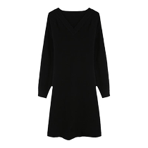 Wujijia plus size womens clothing for fat girls knitted skirts to cover the flesh winter dresses little black skirts outfits for fat girls
